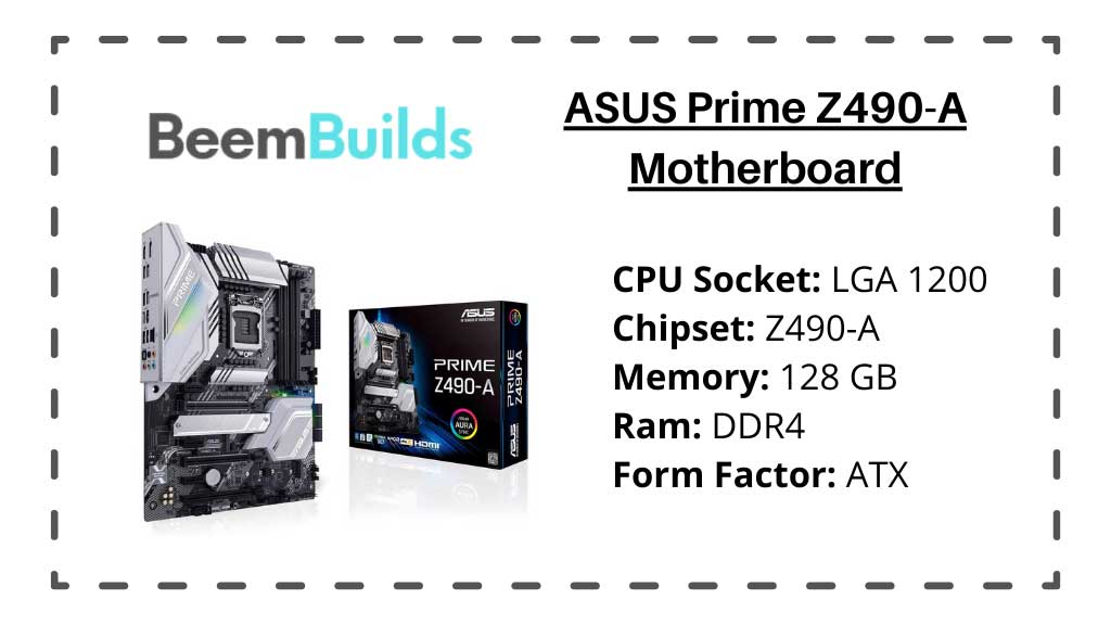 ASUS Prime Z490-A Motherboard