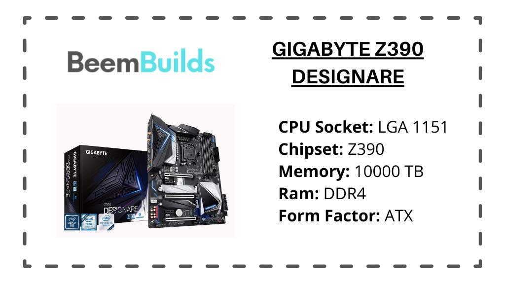 GIGABYTE Z390 DESIGNARE Motherboard