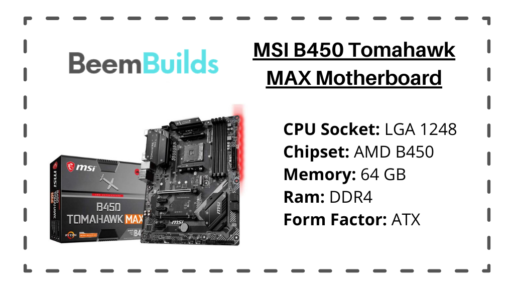 MSI B450 Tomahawk MAX Motherboard