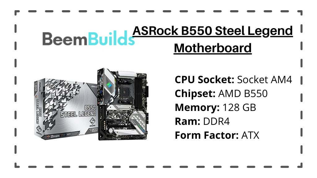 ASRock B550 Steel Legend Motherboard