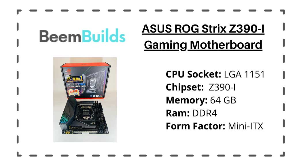 ASUS ROG Strix Z390-I Gaming Motherboard