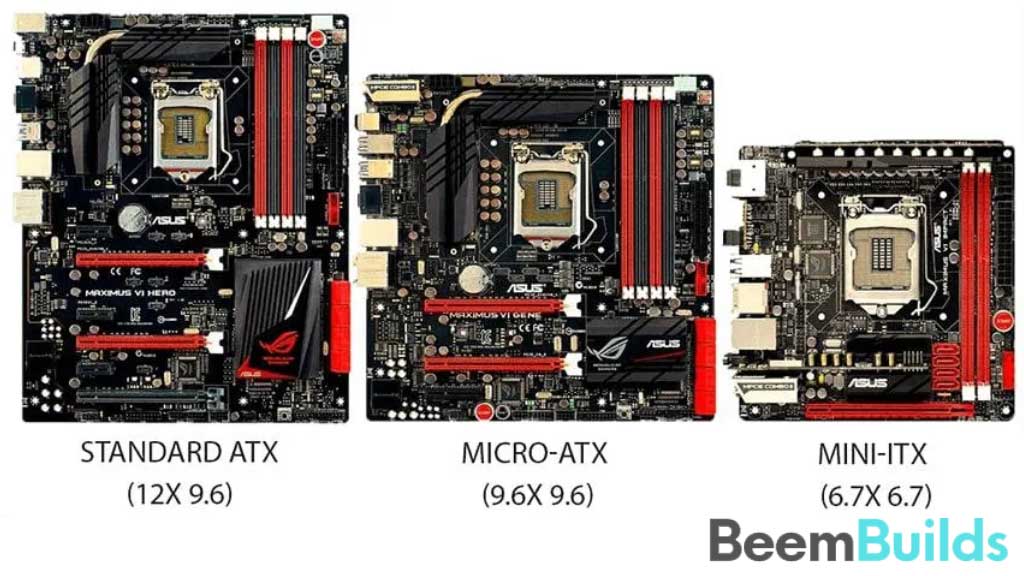 ATX VS Micro ATX VS Mini ITX