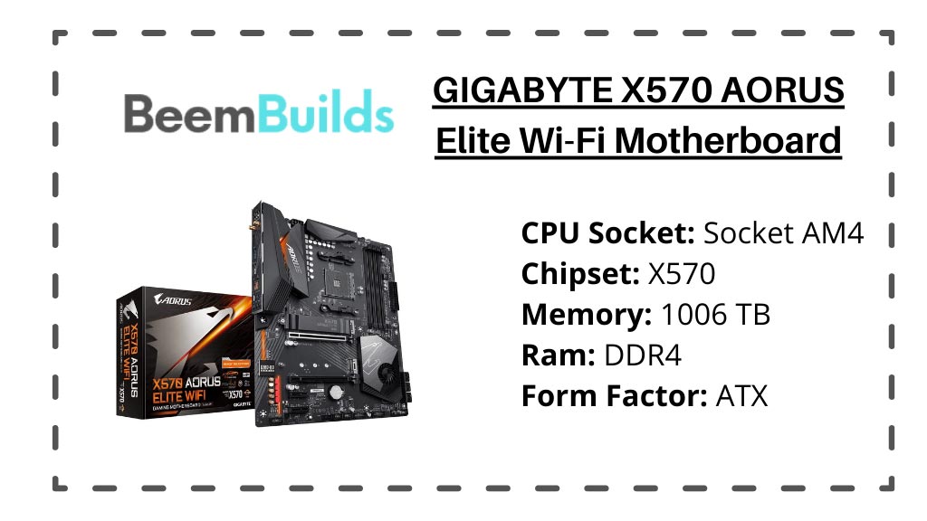 GIGABYTE X570 AORUS Elite Wi-Fi Motherboard