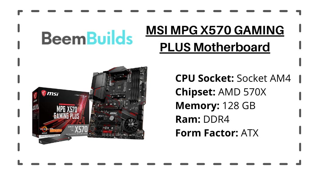 MSI MPG X570 GAMING PLUS Motherboard