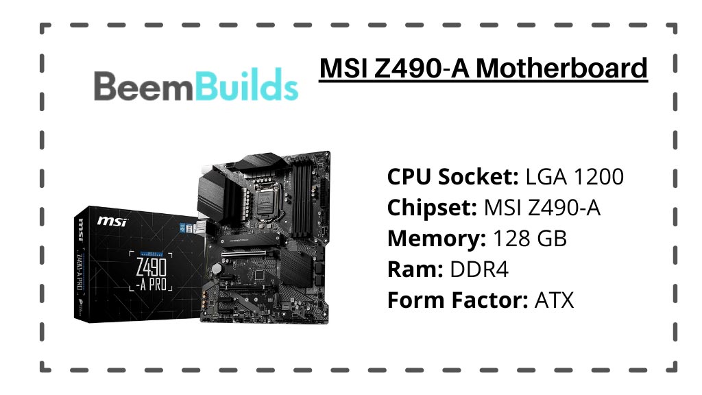 MSI Z490-A Motherboard
