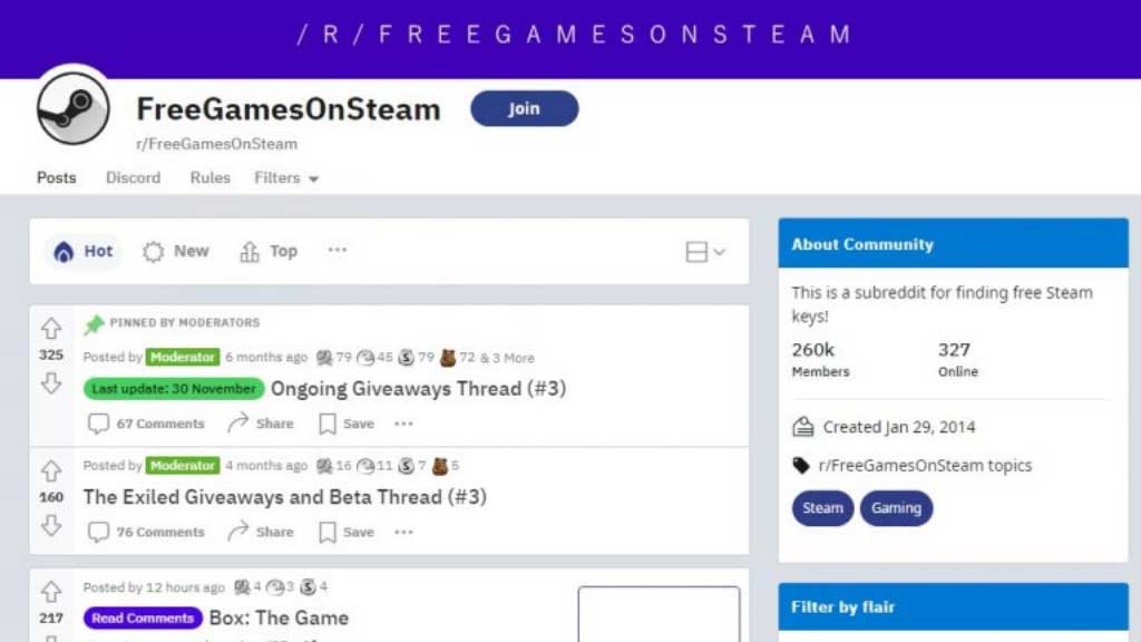 FreeGamesOnSteam