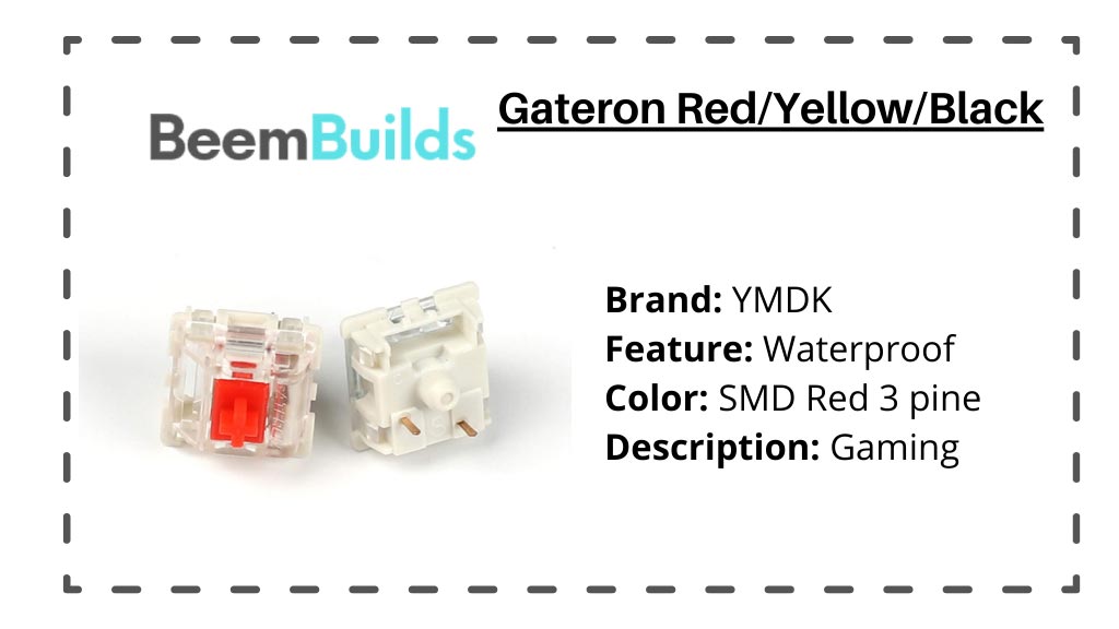 Gateron Red/Yellow/Black