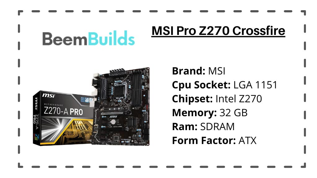 MSI Pro Z270 Crossfire