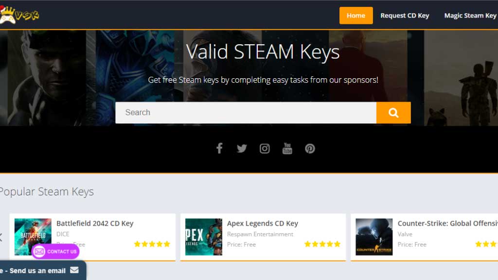 How To Get Free Steam Keys 2024 Top 5 Websites Beem Builds   Validsteamkeys 