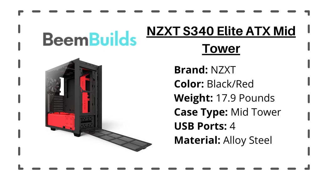 NZXT S340 Elite ATX Mid Tower