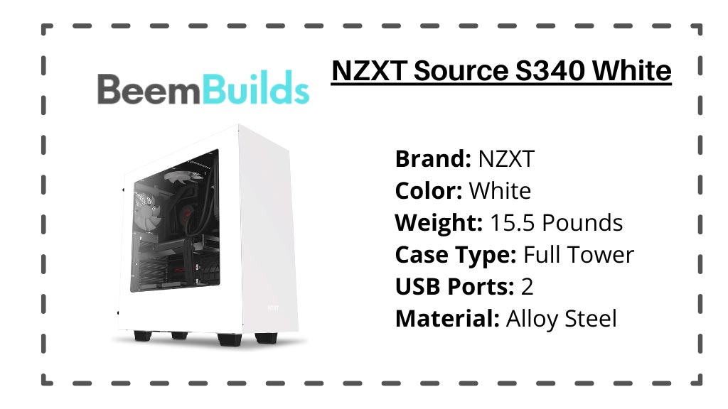 NZXT Source S340 White