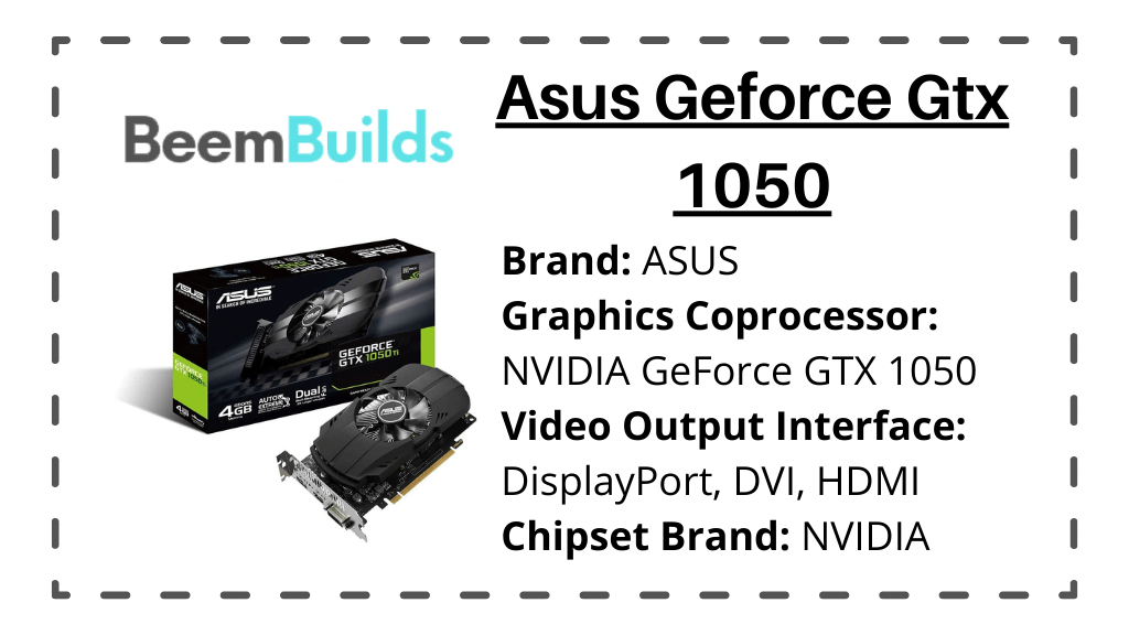 Asus Geforce Gtx 1050
