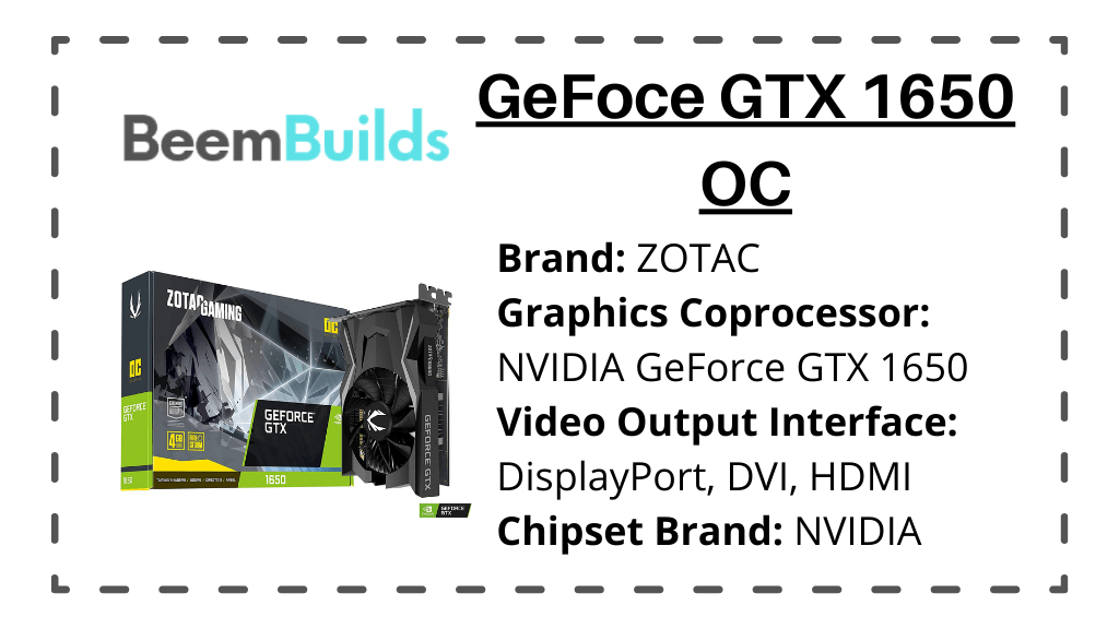 GeFoce GTX 1650 OC