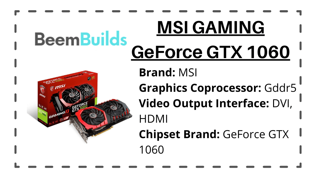MSI GAMING GeForce GTX 1060