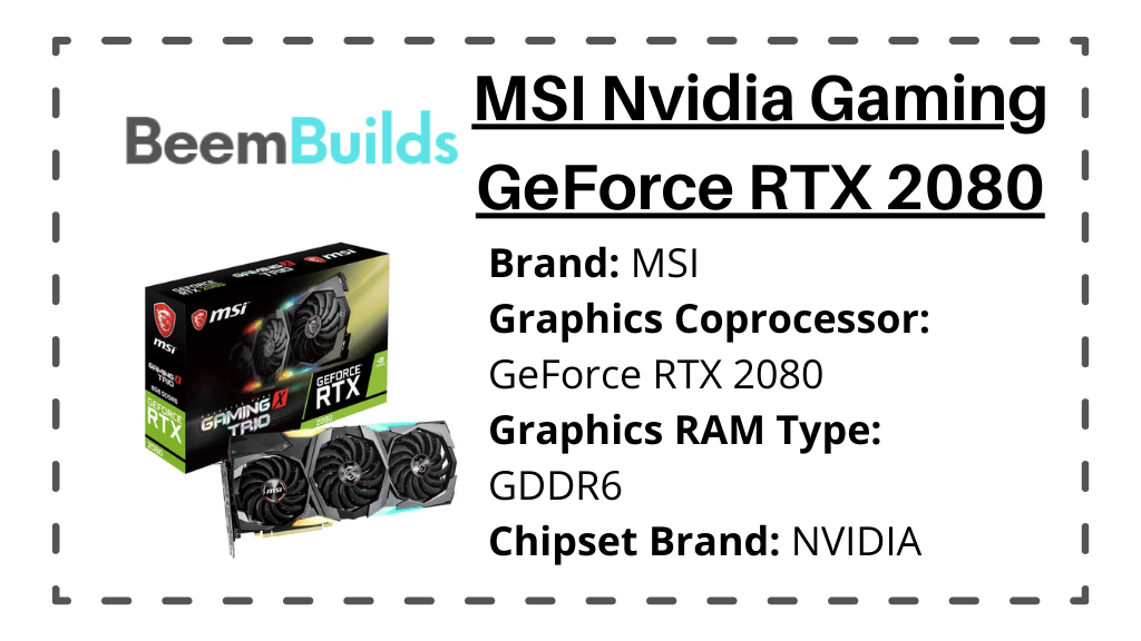 MSI Nvidia Gaming GeForce RTX 2080