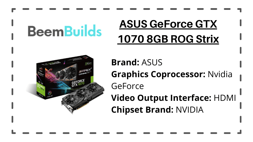 ASUS GeForce GTX 1070 8GB ROG Strix