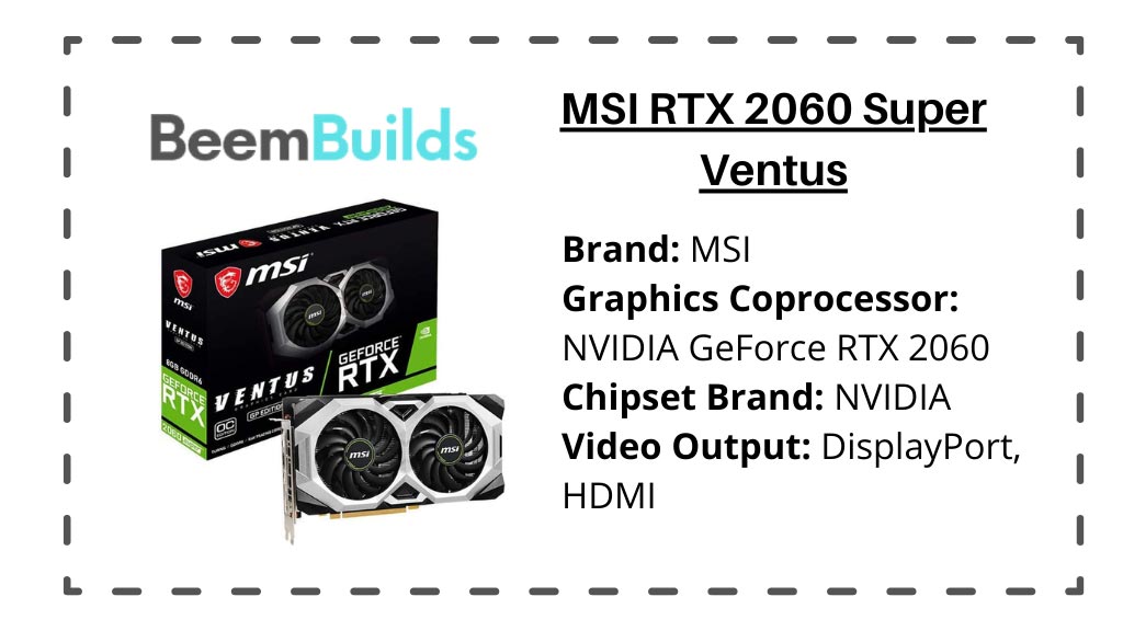 MSI RTX 2060 Super Ventus