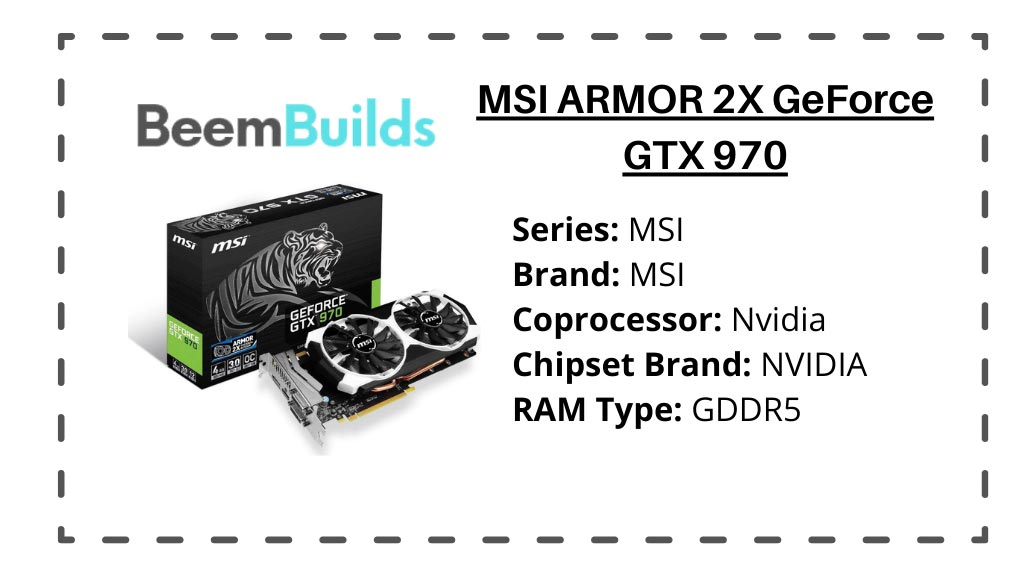 MSI ARMOR 2X GeForce GTX 970